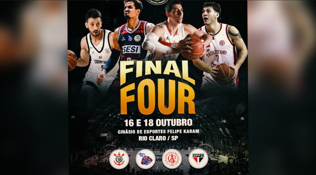 Rio Claro sedia Final Four do Campeonato Paulista de Basquete - Grupo Rio  Claro SP