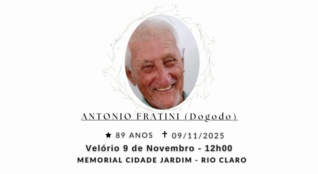 Falecimentos deste domingo 09/11/2025 - Grupo Rio Claro SP Falecimentos deste domingo 09/11/2025 - Grupo Rio Claro SP