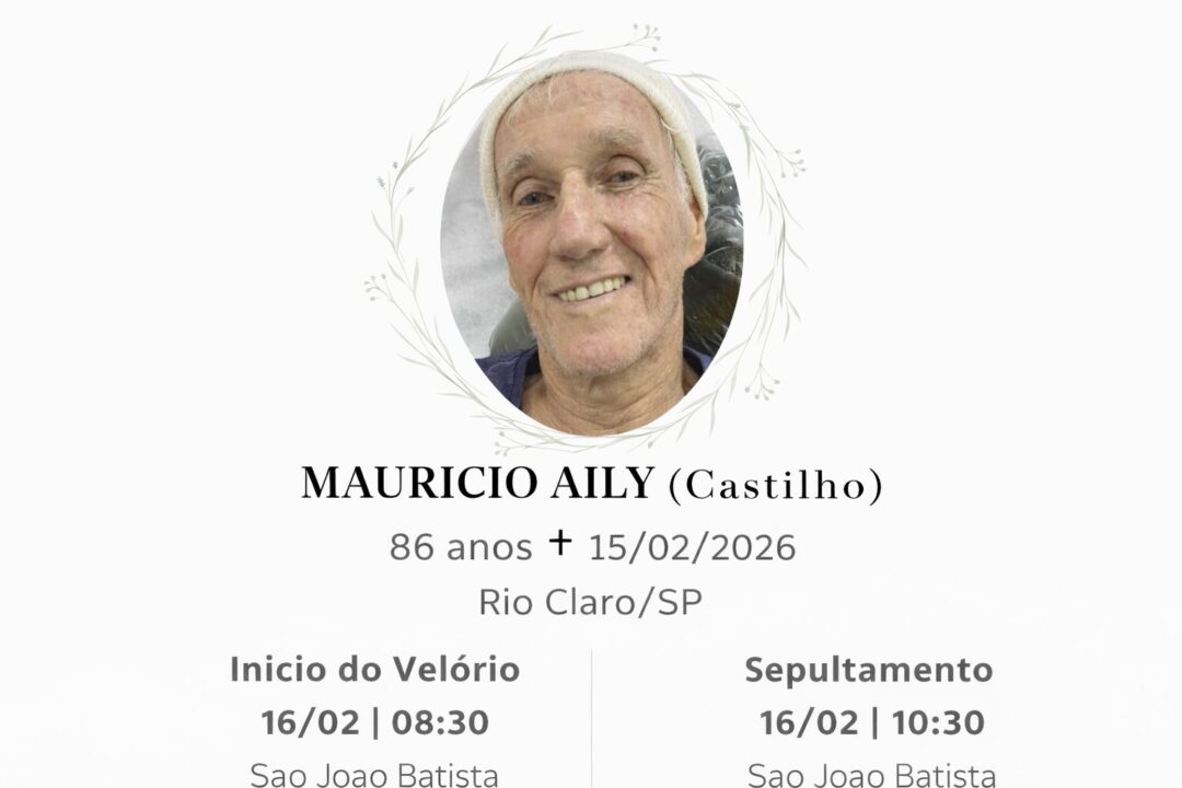 Falecimentos deste domingo 15/02/2026 - Grupo Rio Claro SP Falecimentos deste domingo 15/02/2026 - Grupo Rio Claro SP