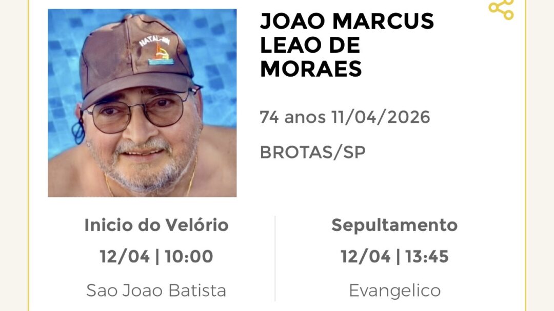 Falecimentos deste sábado 11/04/2026 - Grupo Rio Claro SP Falecimentos deste sábado 11/04/2026 - Grupo Rio Claro SP