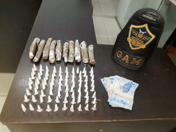 GCM apreende drogas escondidas em área de mata no São Miguel